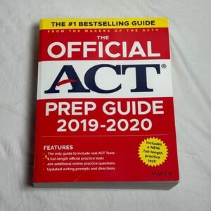 Wiley The Official ACT Prep Guide 2019-2020 Students Red Exam Educational